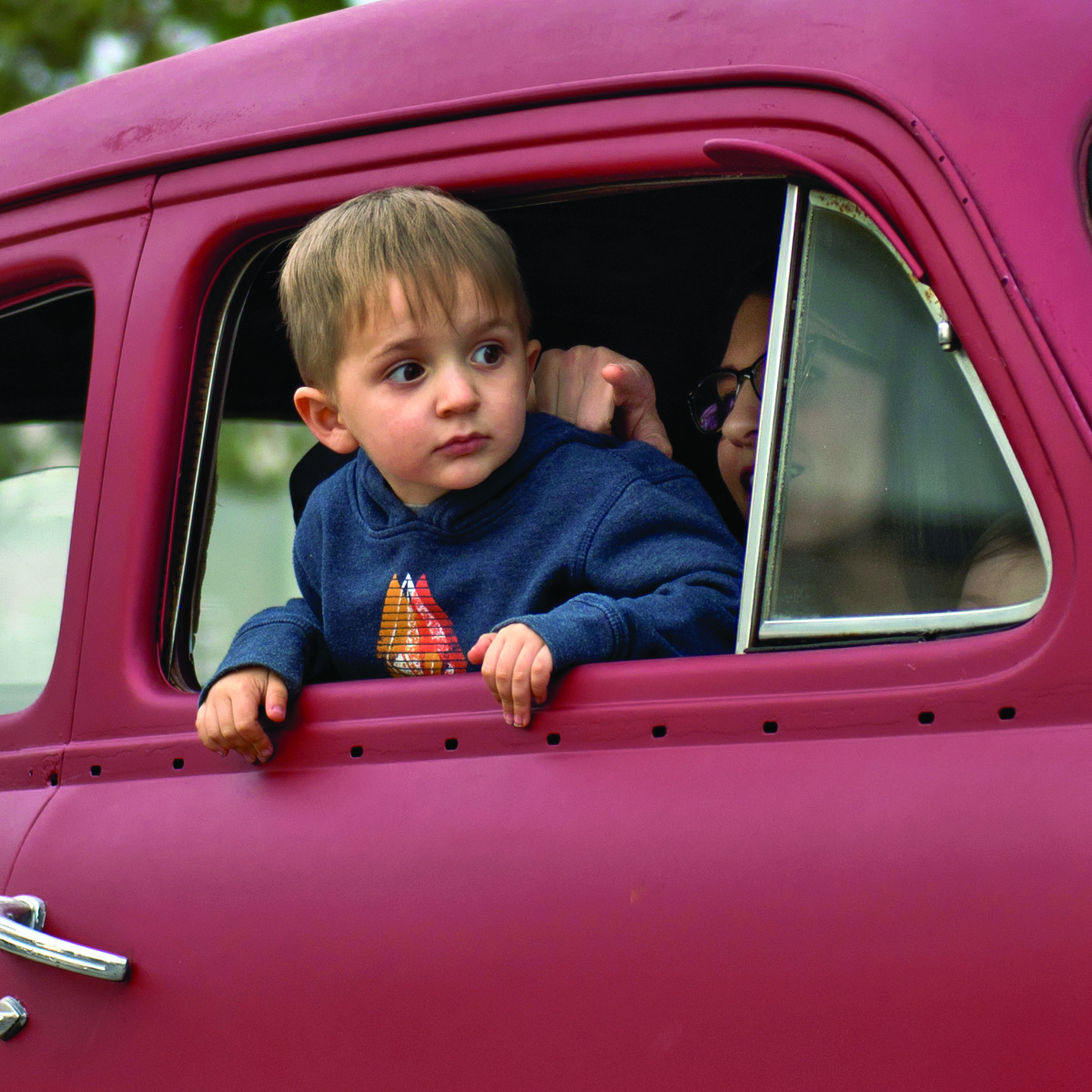 Boy in Car